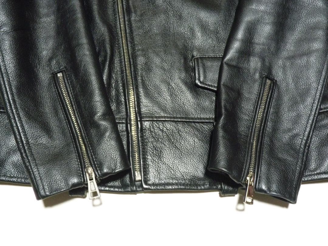 新品未使用タグ付き　BOLINI　ボリーニ　本革　ライダースジャケット　黒　48