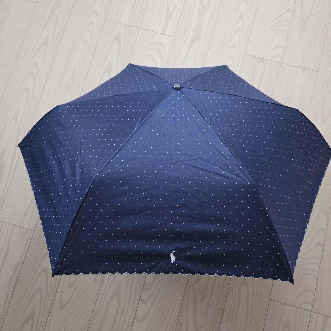 ●新品タグ付き☆POLO RALPHLAUREN 折りたたみ傘 ドット柄
