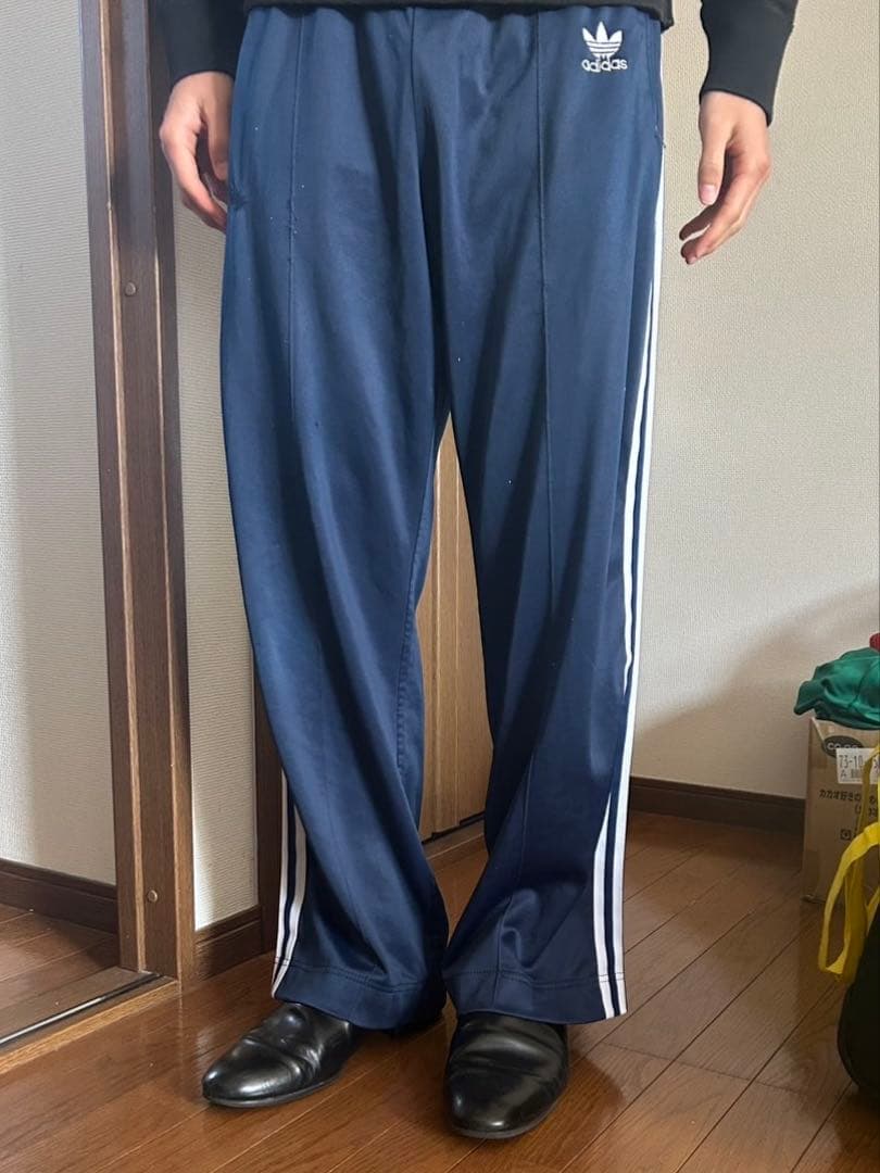 90s adidas vintage ラインパンツ