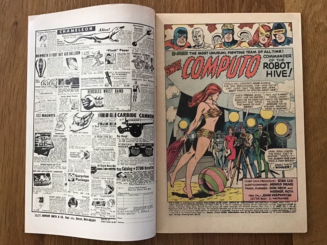 X-men #48 Computo初登場❗️アメコミリーフ・ヴィンテージ