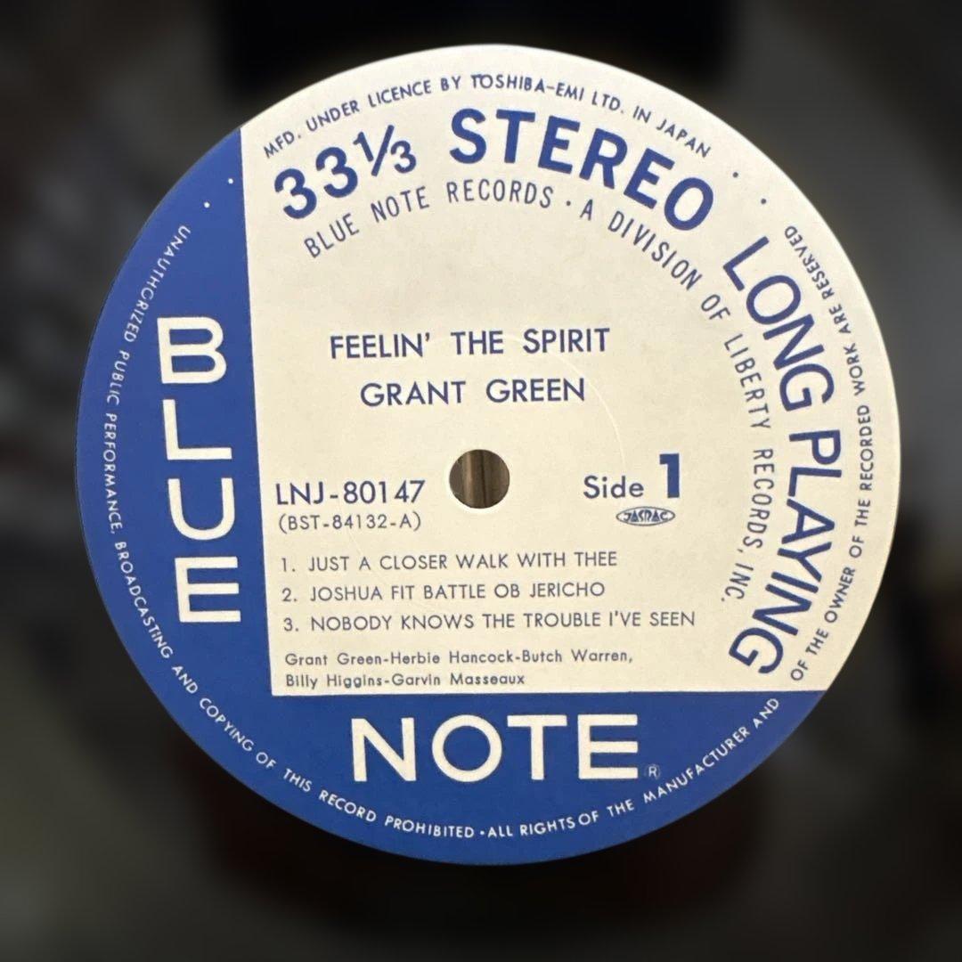洋楽 Grant Green Feelin' The Spirit LNJ-80147