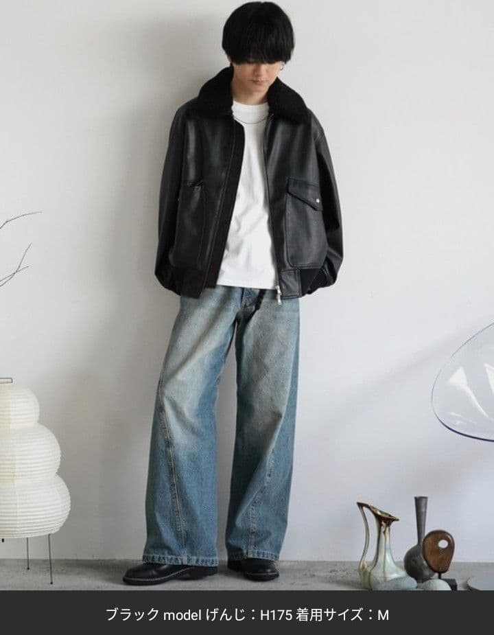 試着のみ WYM BOA FLIGHT BLOUSON