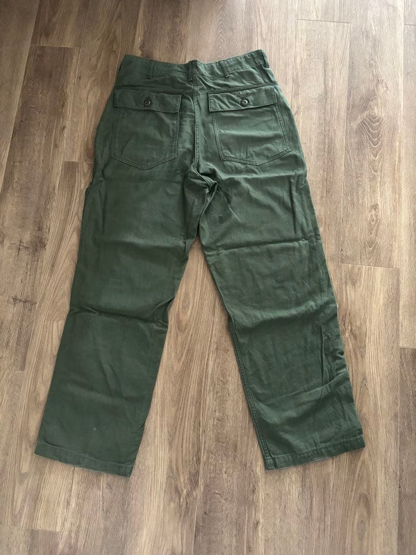 60s US ARMY ベイカーパンツ　 OG107 W36L31