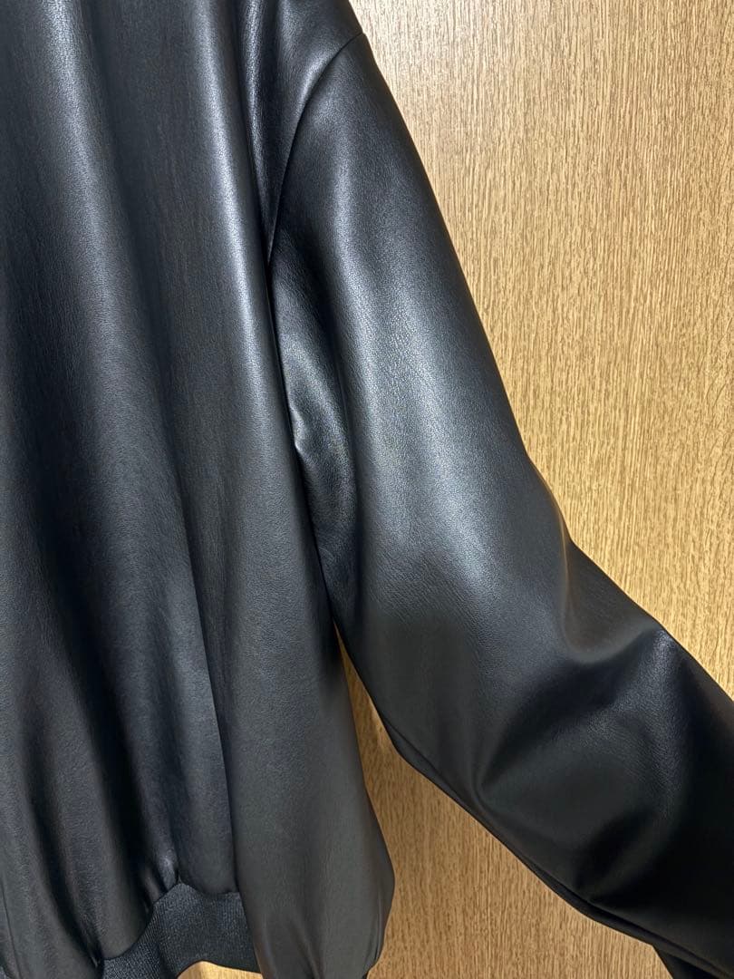 adidas ファイヤーバード トラックジャケット フェイクレザー 2XL