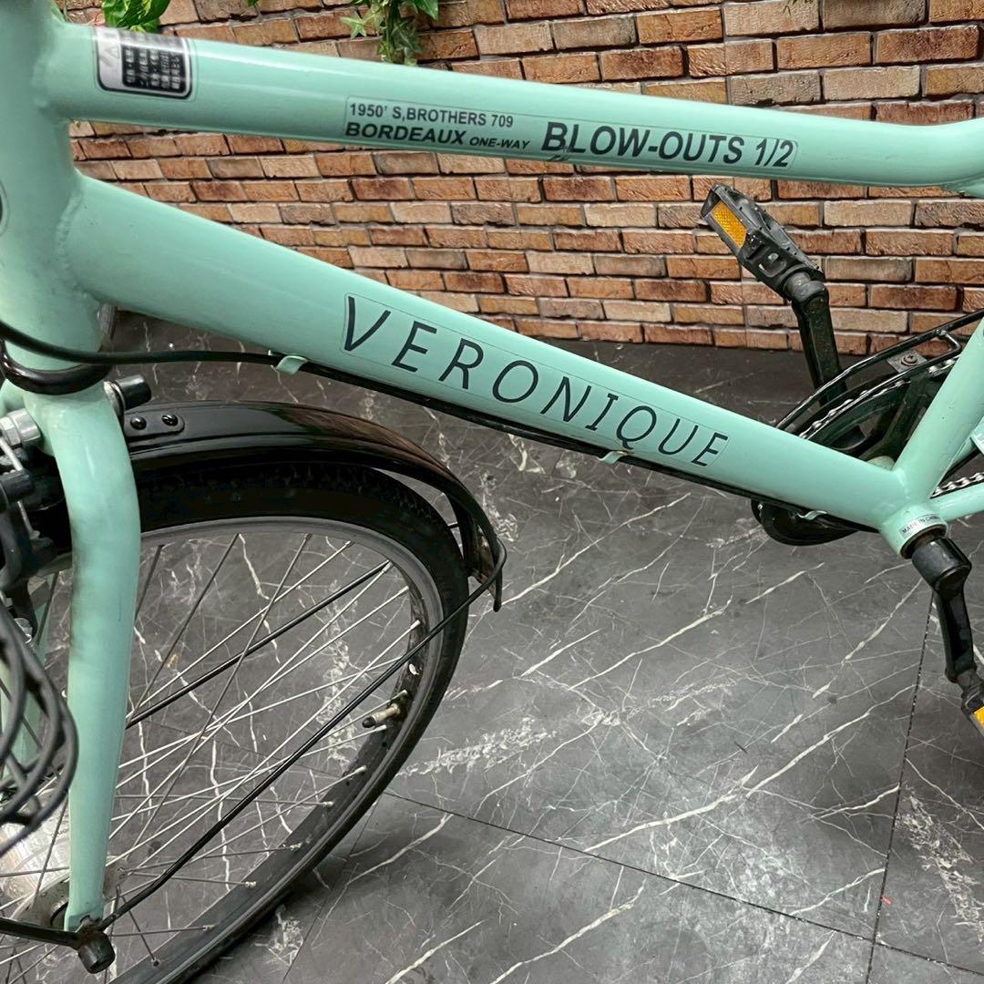 【122】一般車 シティー車 VERONIQUE ミントグリーン 26インチ