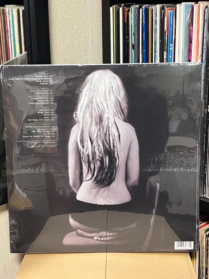 Christina Aguilera Stripped 2枚組お宝レコード未開封