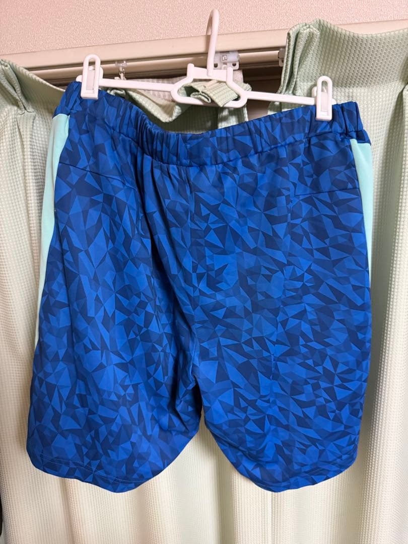 YONEX ゲームパンツ 青水色