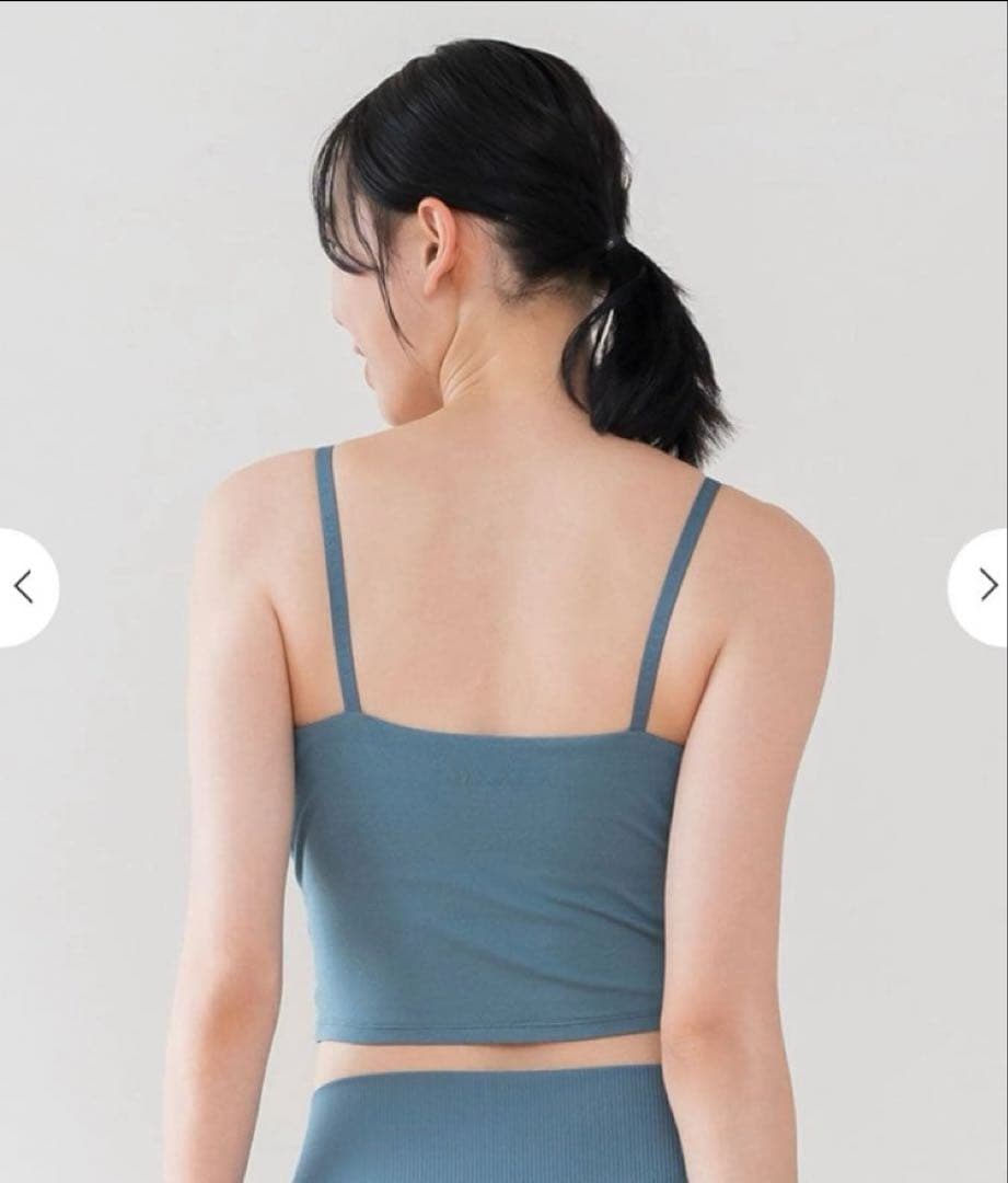 ♡新品♡【SUKALA】WAGAMIツイストブラトップ　M ディープグリーン