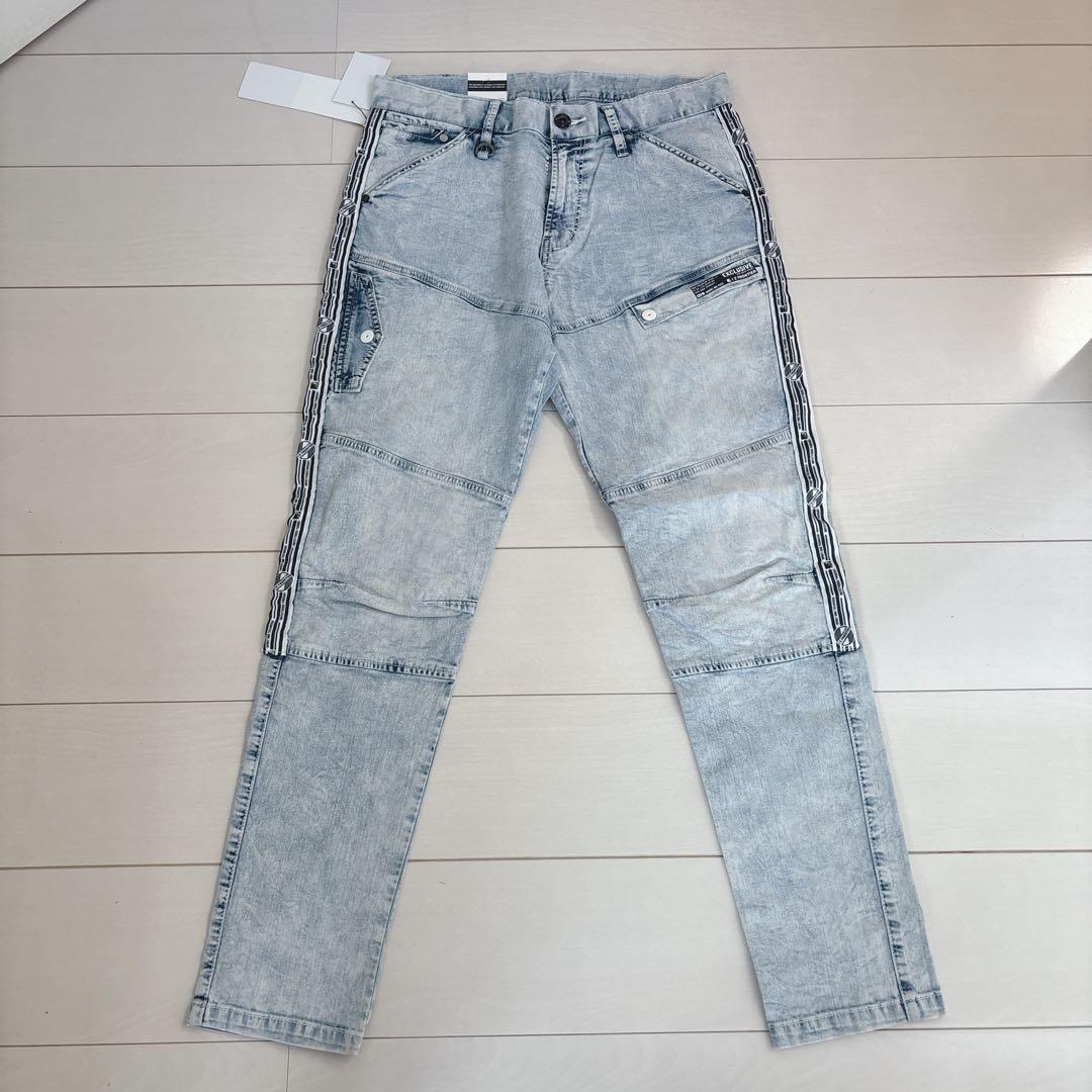 アイズフロンティア ストレッチデニム 作業服上下セット L-85