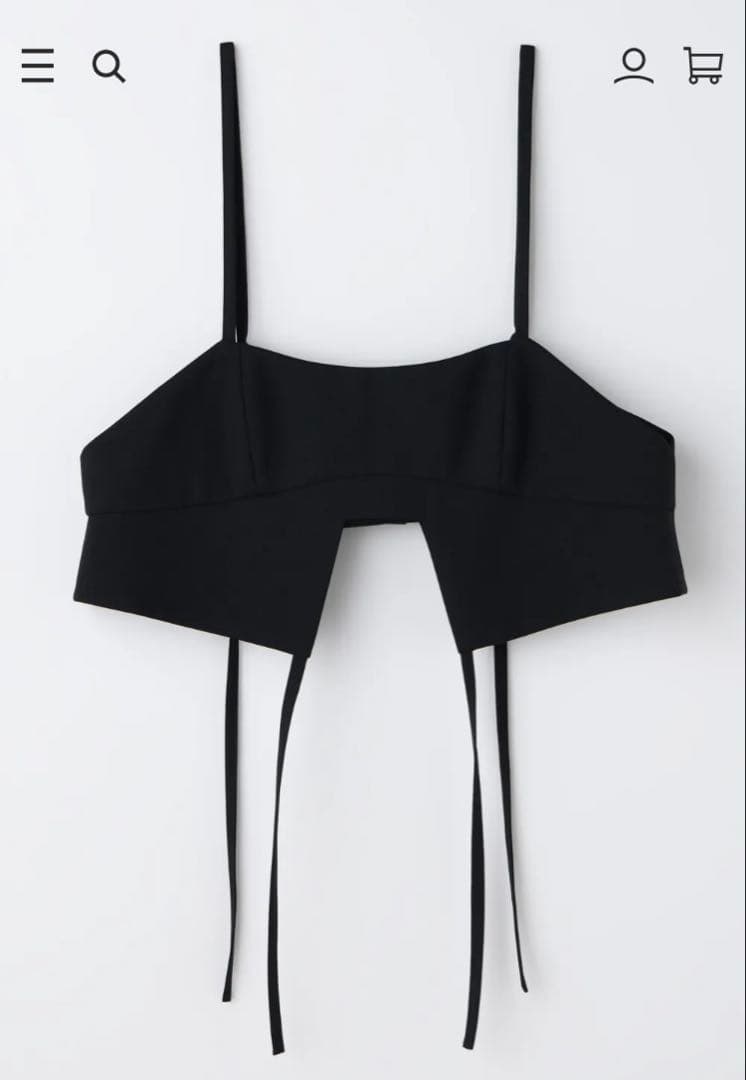 20日限定お値下げENFOLD今期CAMISOLE PARTSブラック