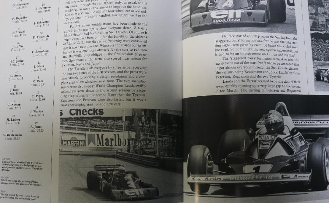 超希少　洋書　ザ・モナコグランプリ　英語版（翻訳版ではありません）　　中古本
