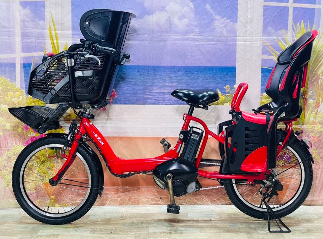 ちー　ヤマハパスキス⭐️人気モデル！子供乗せ電動アシスト自転車Y3617
