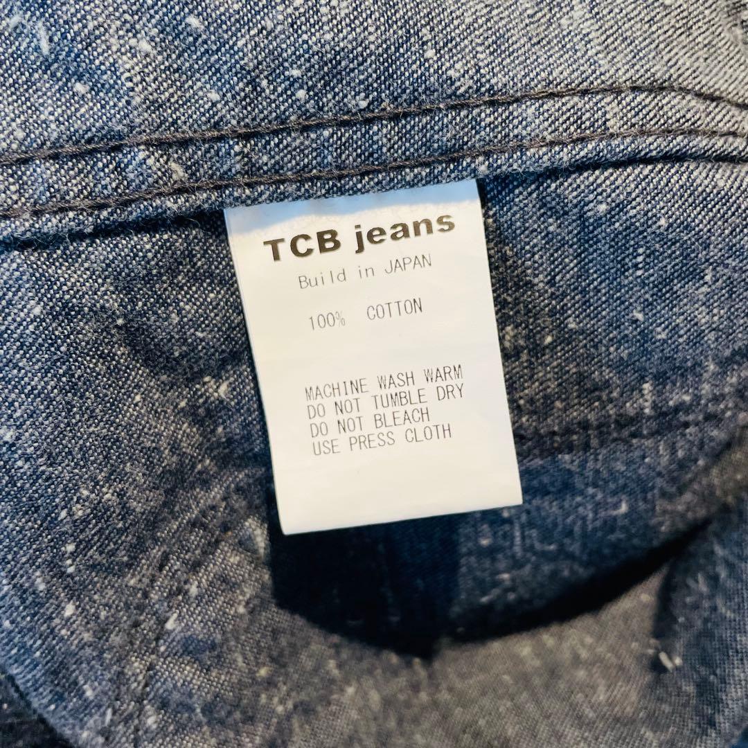 【美品】TCBジーンズ　SEAMENS JAMPERS　デニムジャケット　44
