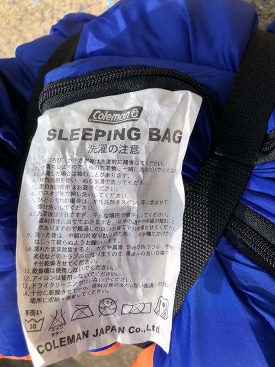 コールマン　COLEMAN SLEEPING BAG