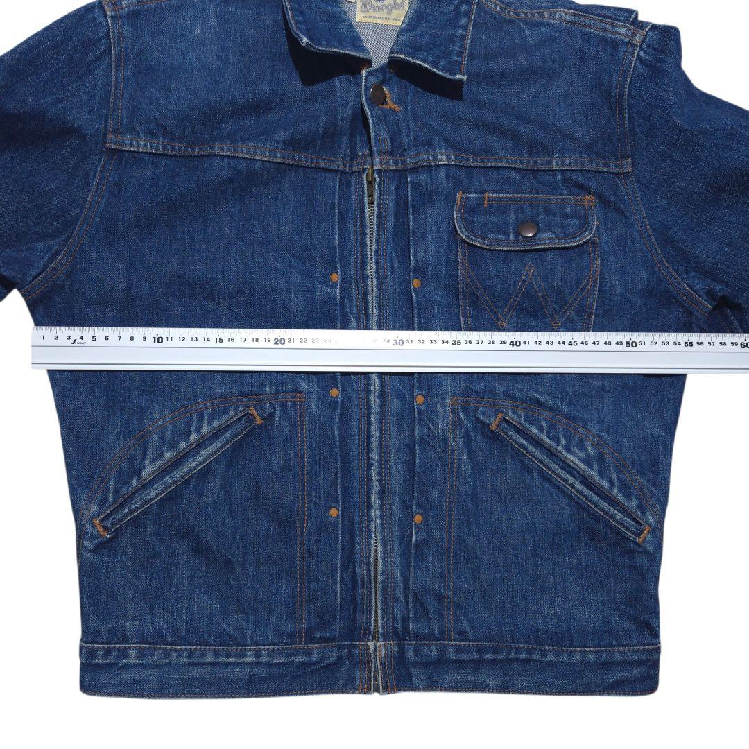 Wrangler 11MJZデニムジャケット 縦ベル 日本製復刻 ジップGジャン