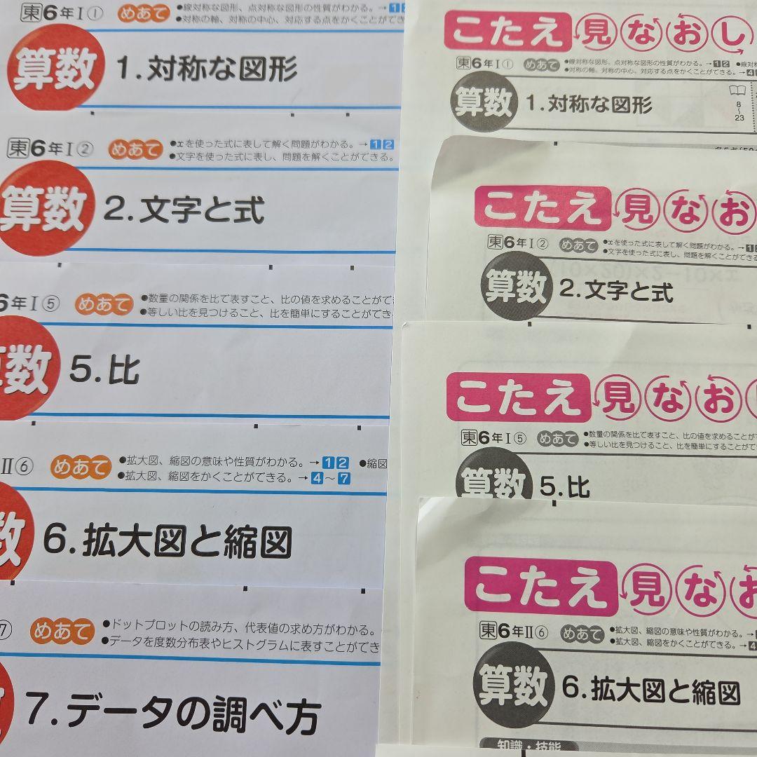 6年生カラーテスト算数　　　　　東京書籍　明治図書