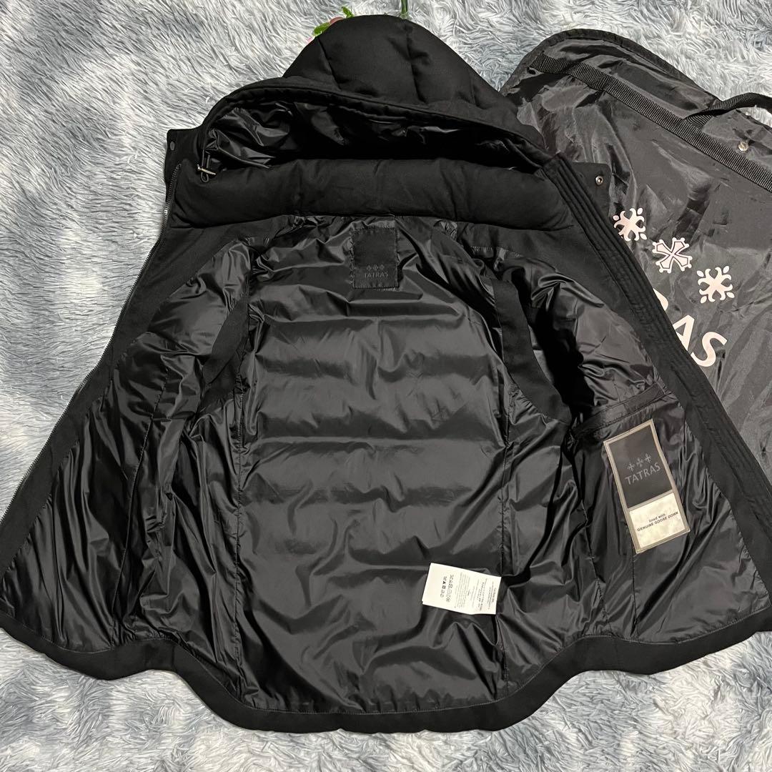 美品　TATRAS SOVER ソヴェール ダウンベスト 黒　01