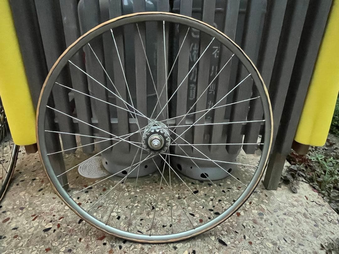 ピスト決戦ホイール28H カンパレコード Wolber Profil 18