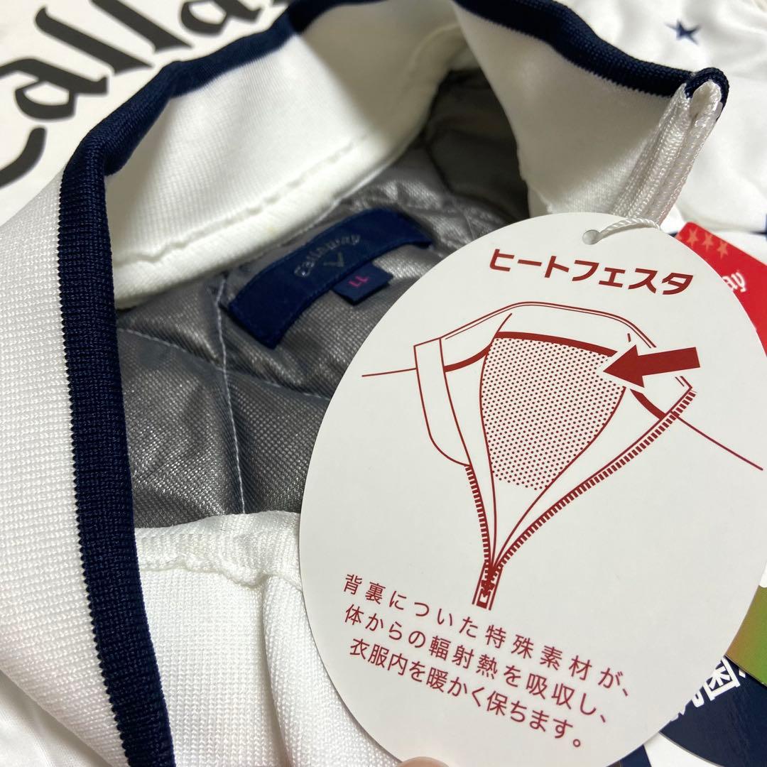 キャロウェイ フルジップ 中綿ベスト LL ストレッチ 撥水 防風 保温 抗菌