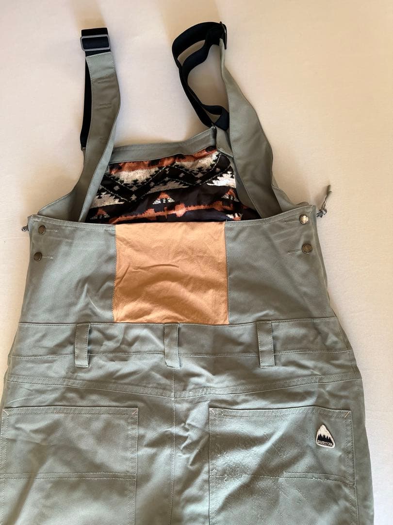 【スノーボードウェア】 カーキM size ビブパンツ <<Burton>>