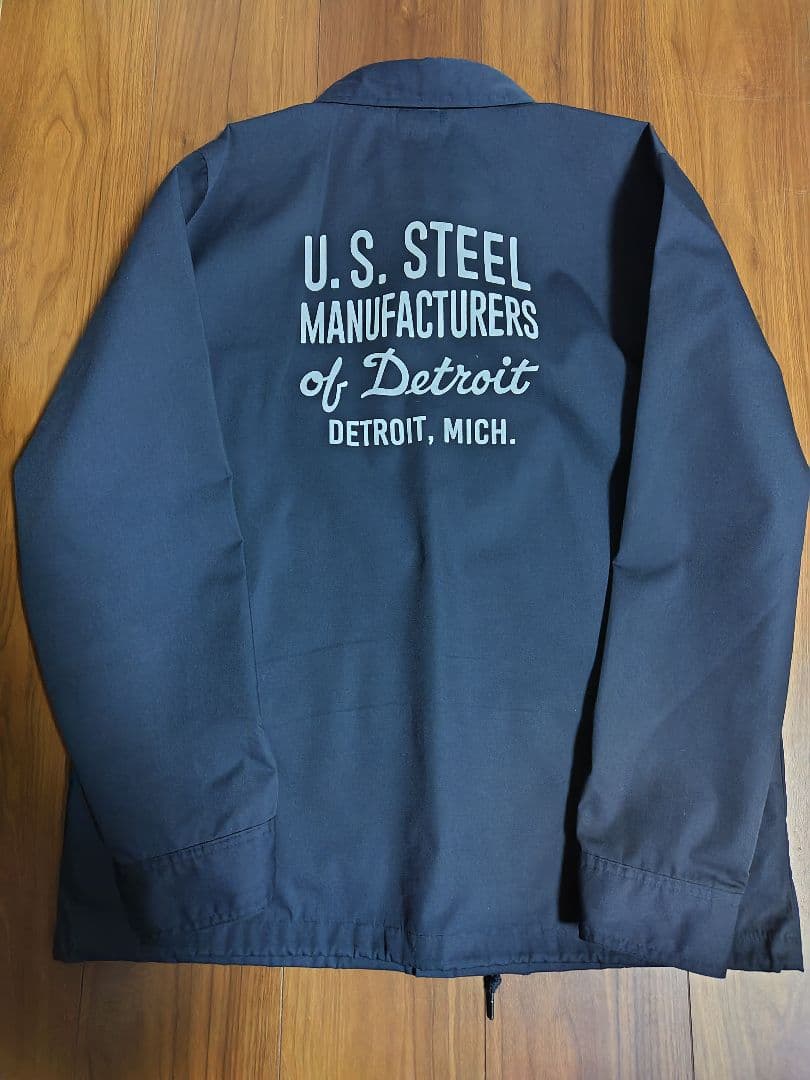 Pherrow's　COACH JACKET　　U.S. Steelワッペン紺