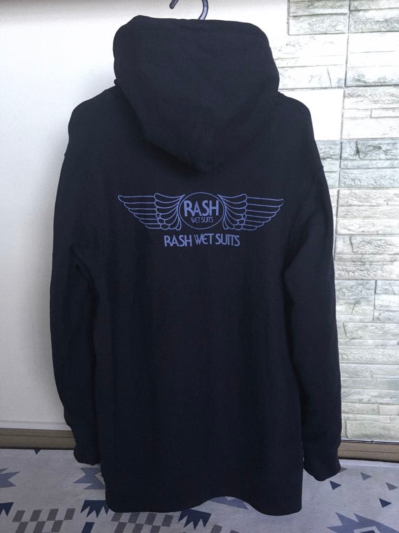 美品！ RASH WETSUITS 羽バック フルジップ XLパーカー