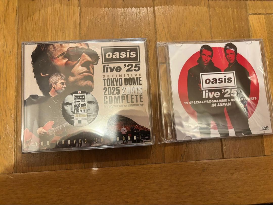 oasis DEFINITIVE TOKYO DOME 2025 新品 初回特典