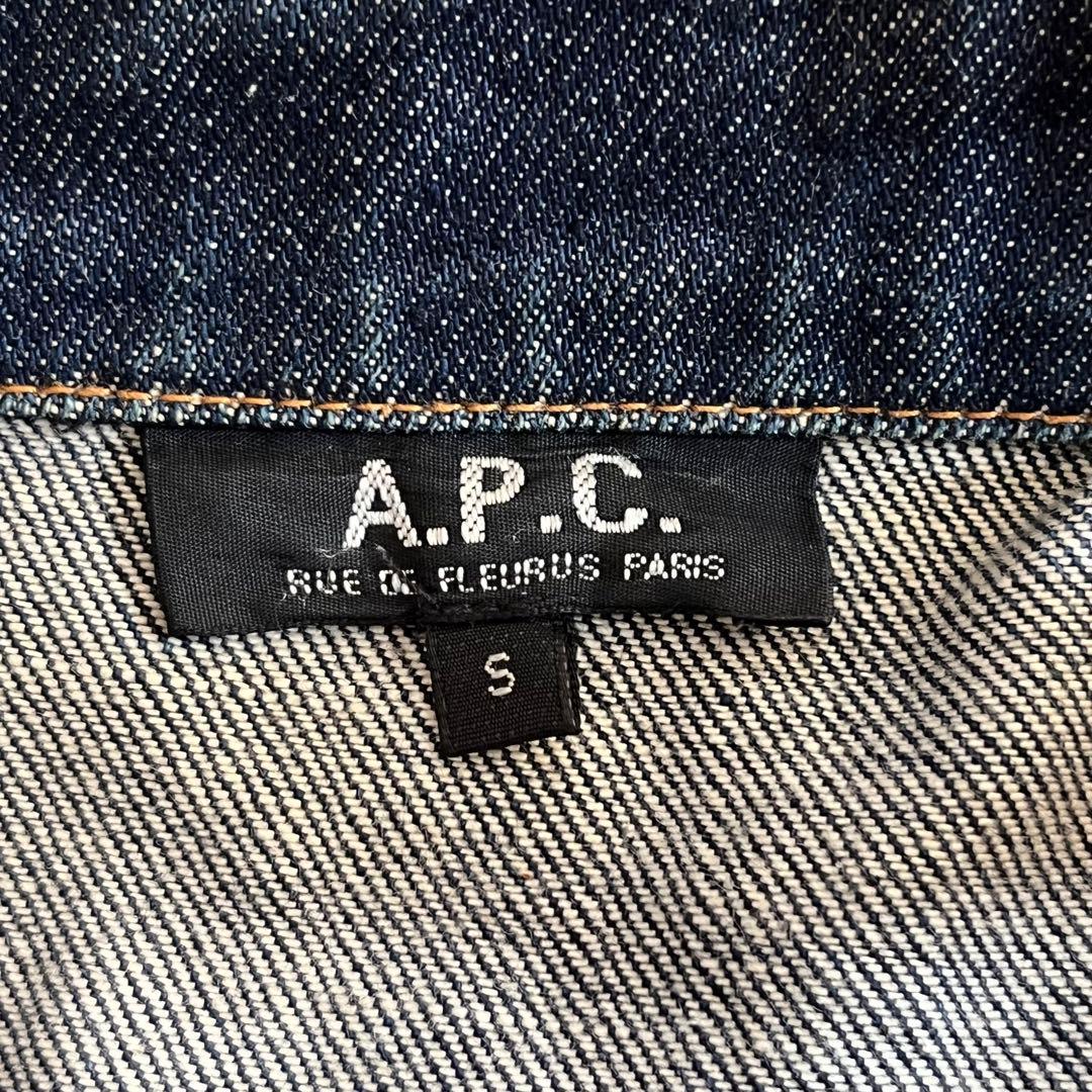 APCデニムジャケット 2nd セカンド 赤耳 セルビッジ 濃紺 トラッカー