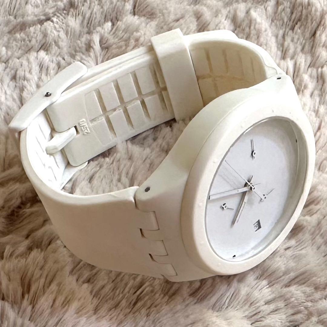 swatch 腕時計 2点セット　シリコン　スケルトン　クリア　赤　白