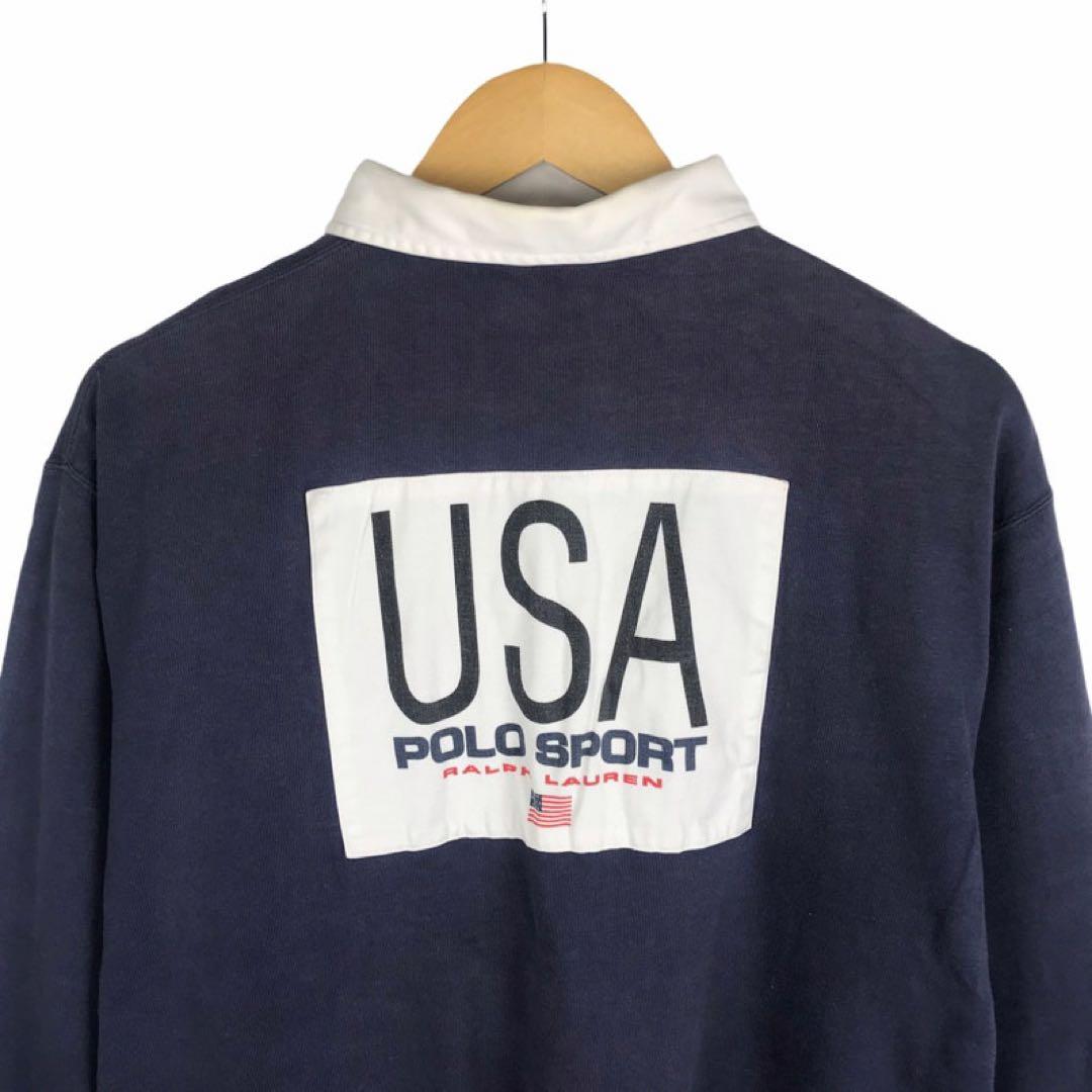 Polo Sport USA ラガーシャツ ネイビー