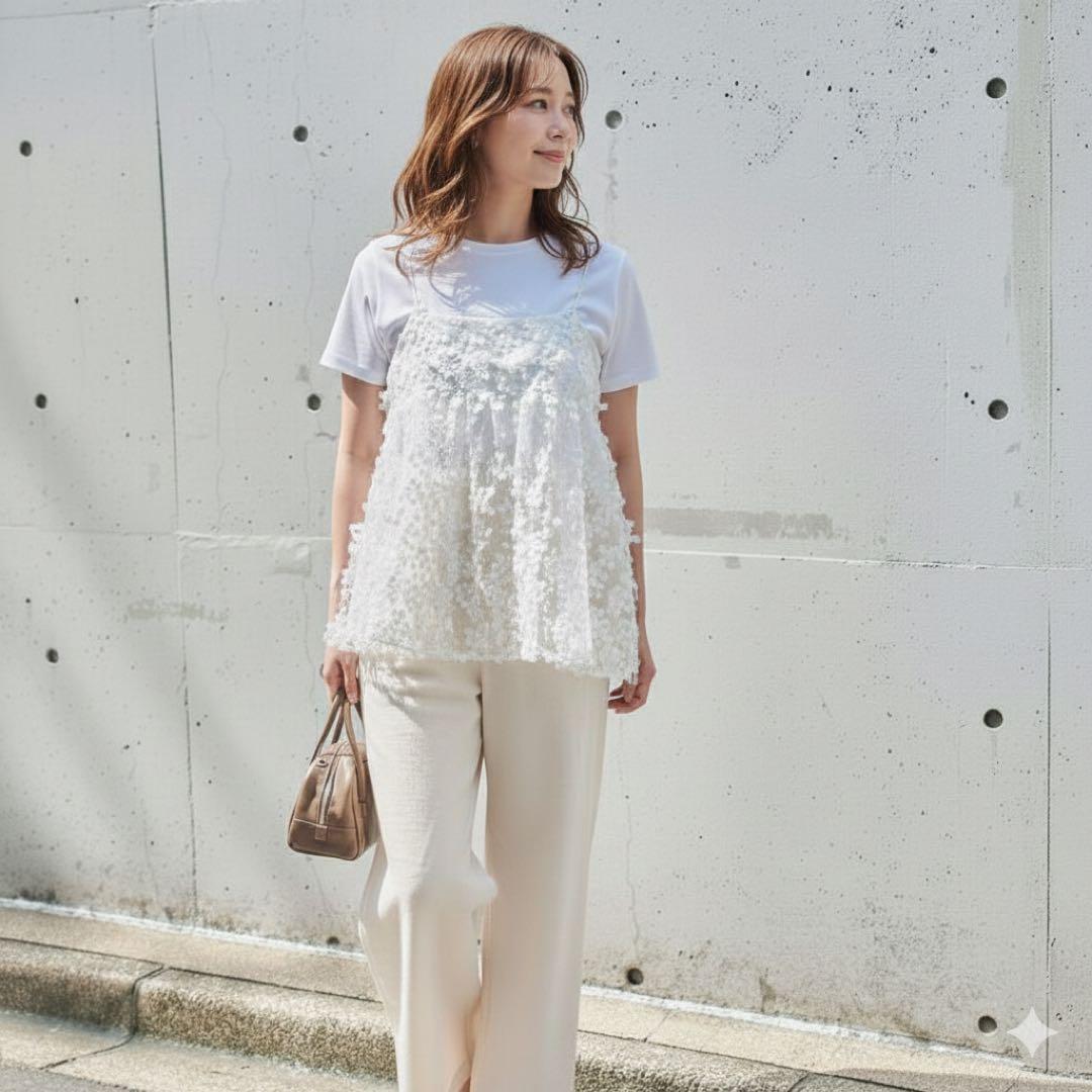未使用級美品✨イエナ フラワーエンブロイダリー キャミソール 25SS 完売品