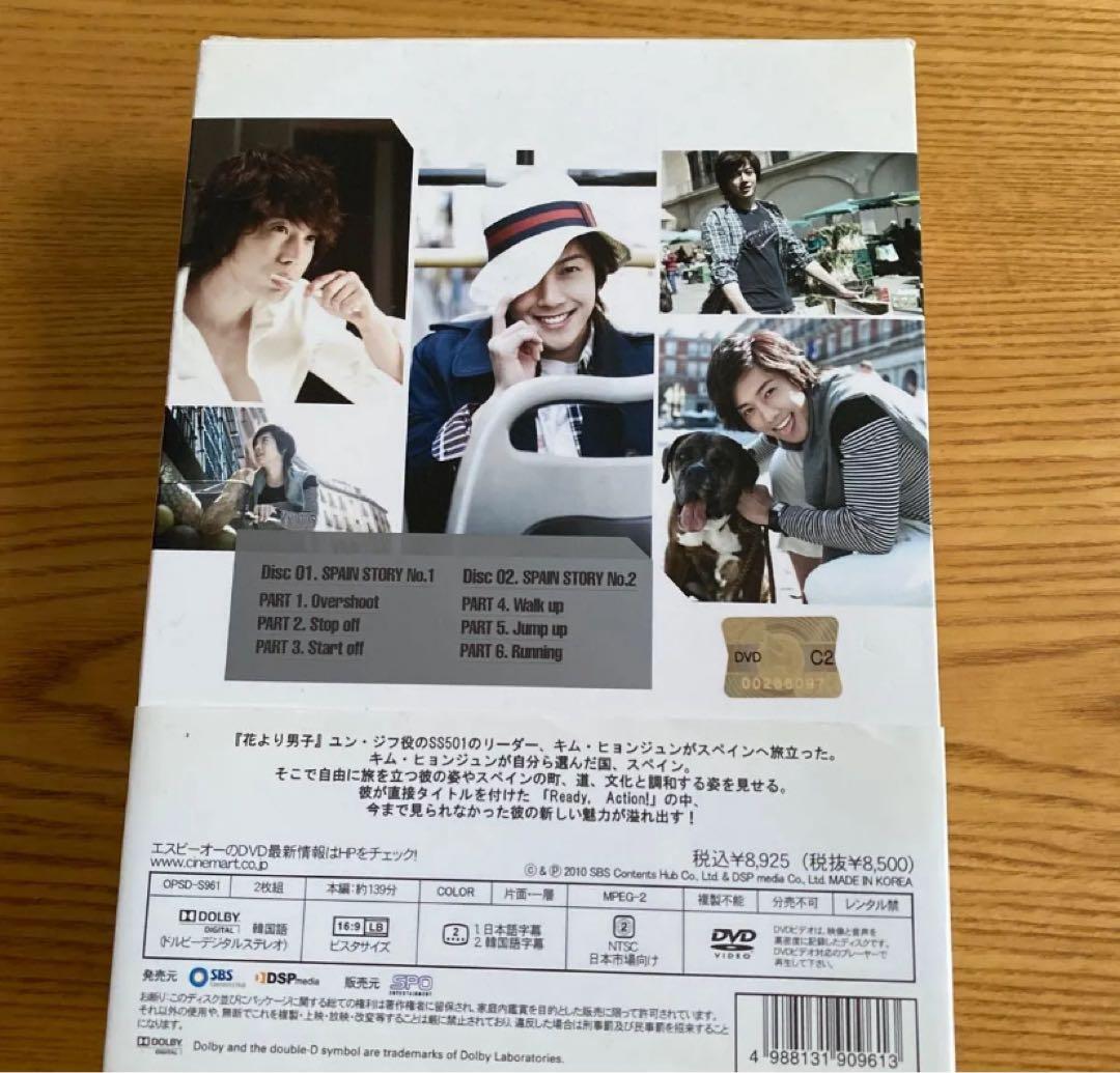 邦画・日本映画 READY, ACTION! KIM HYUN JOONG DVD