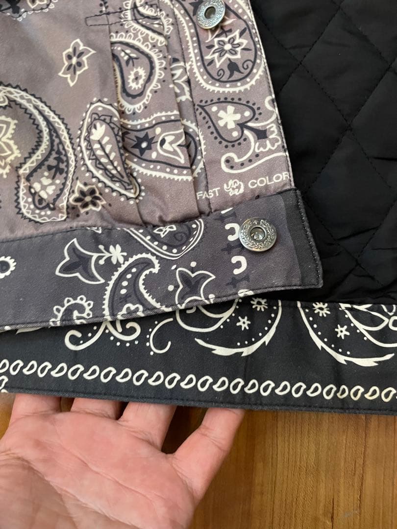 atmos elephant brand ジャケット バンダナ柄 希少XL
