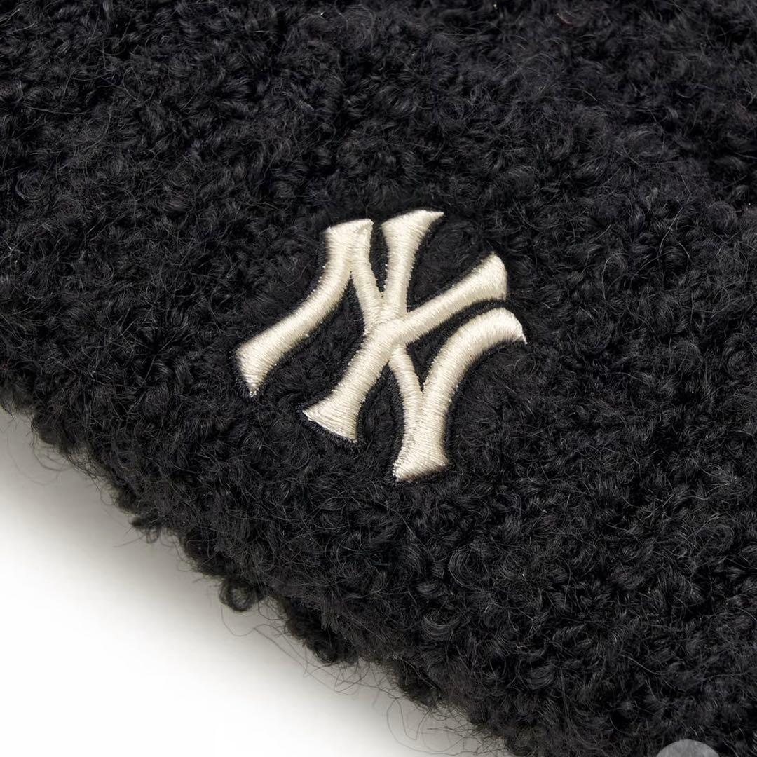 MLB KOREA 猫耳ニット帽 新品未開封 ビーニー 韓国限定 カリナ着用