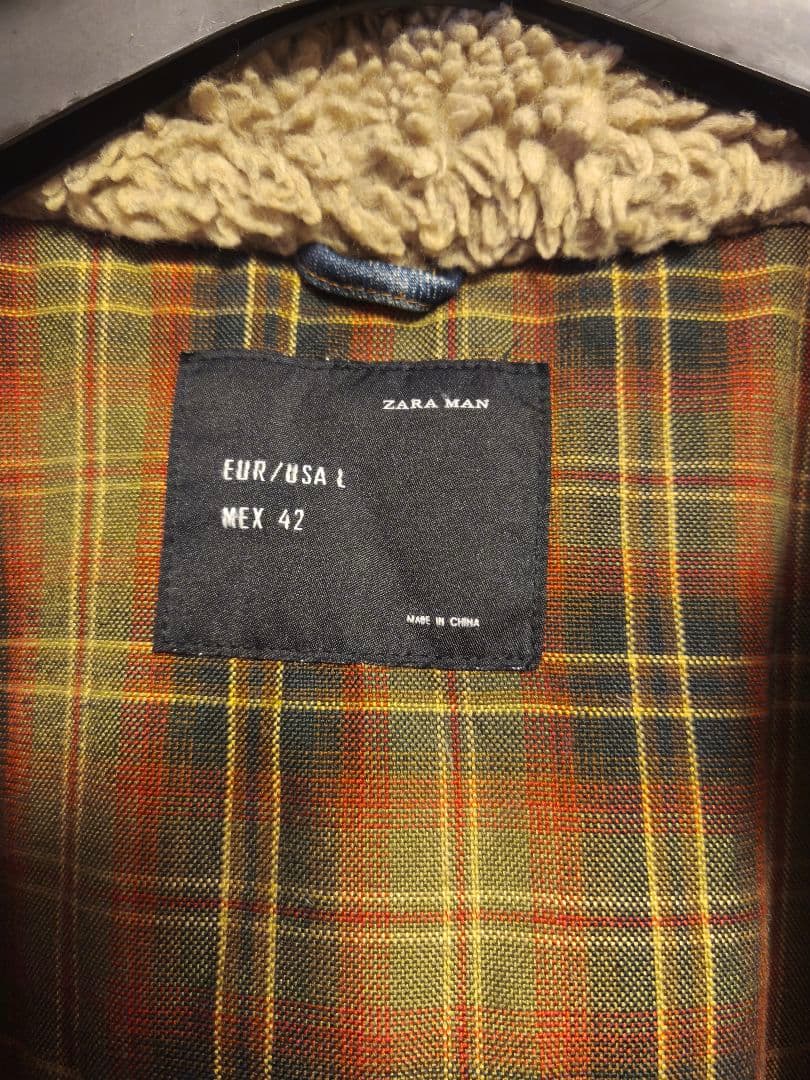 S*s様 ZARA グリズリージャケット デニム ボア