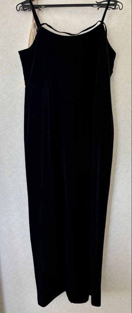 THE TOÉ Annecy Velour Onepiece black