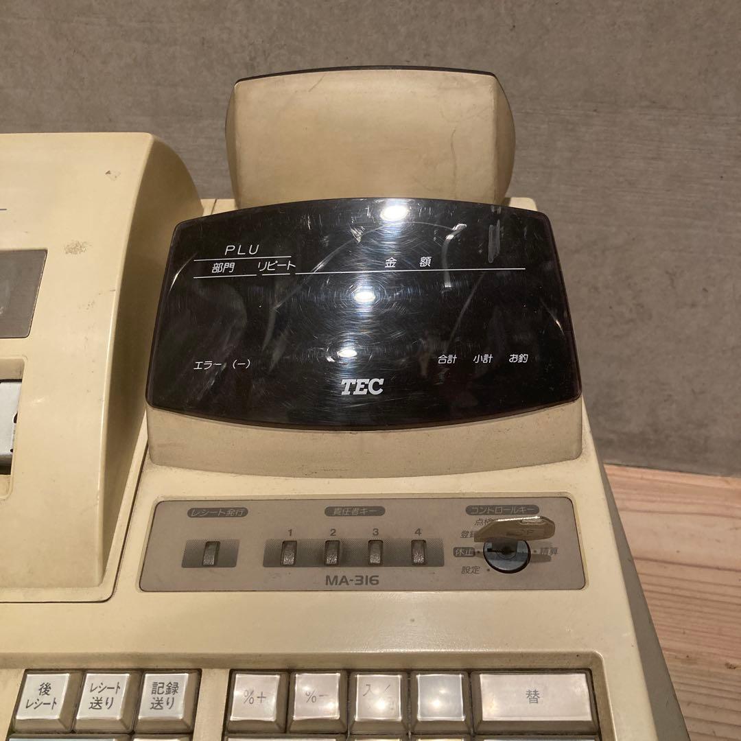 東芝TEC レジスター MA-316　撮影小物 店舗用品　業務用
