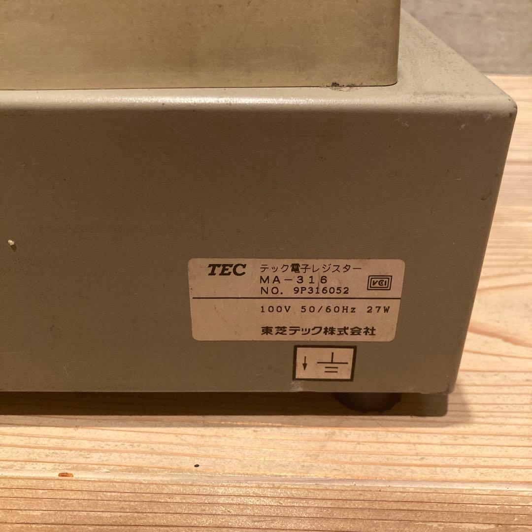 東芝TEC レジスター MA-316　撮影小物 店舗用品　業務用
