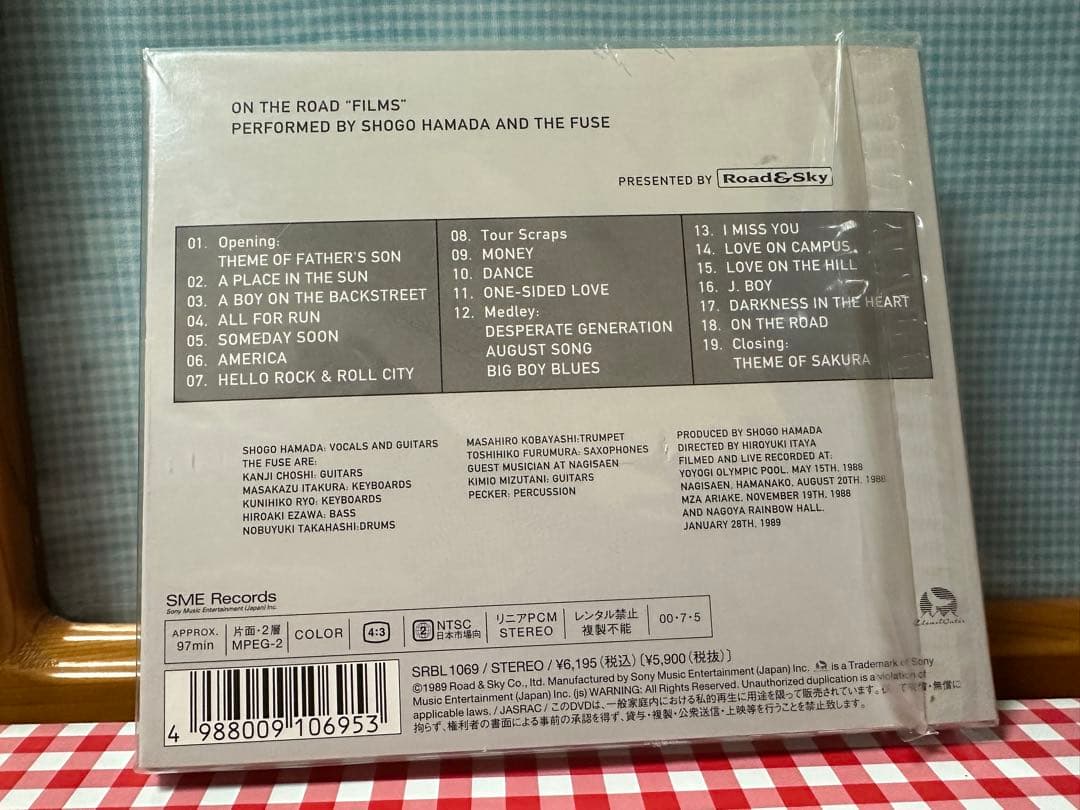 希少新品浜田省吾ON THE ROAD FILMS/ROAD OUT MOVIE