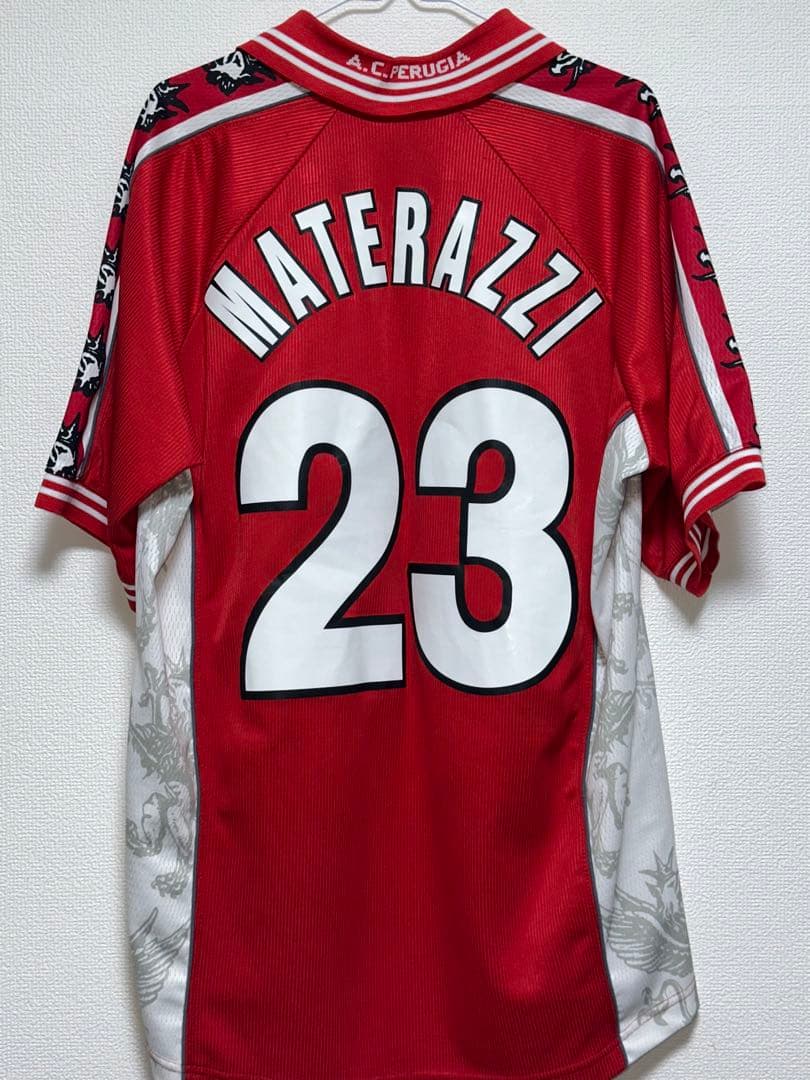 PERUGIA サッカーシャツ WATERAZZI 23 XL