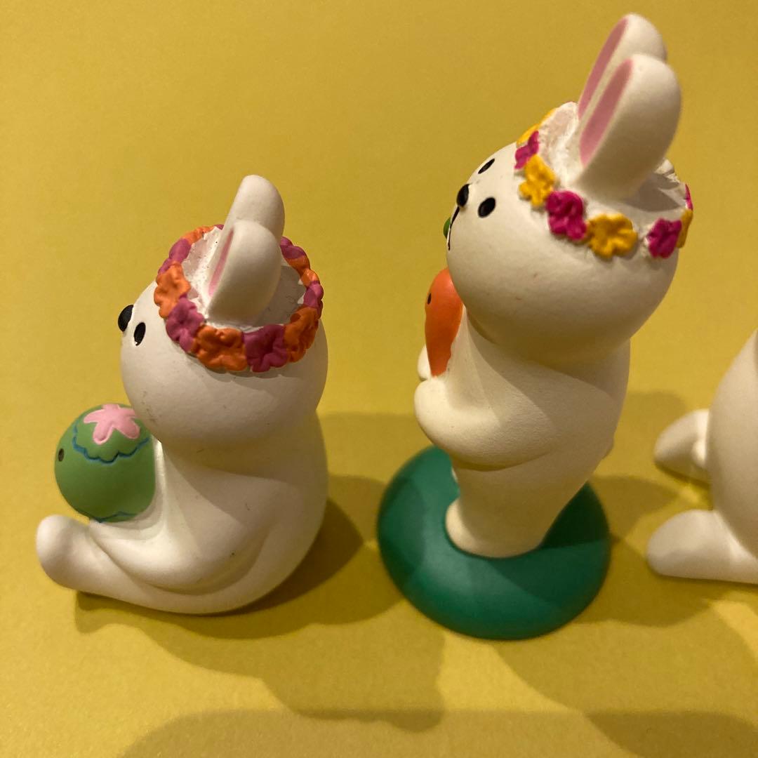 イースター　うさぎセット　フラッグ　たまご　人参