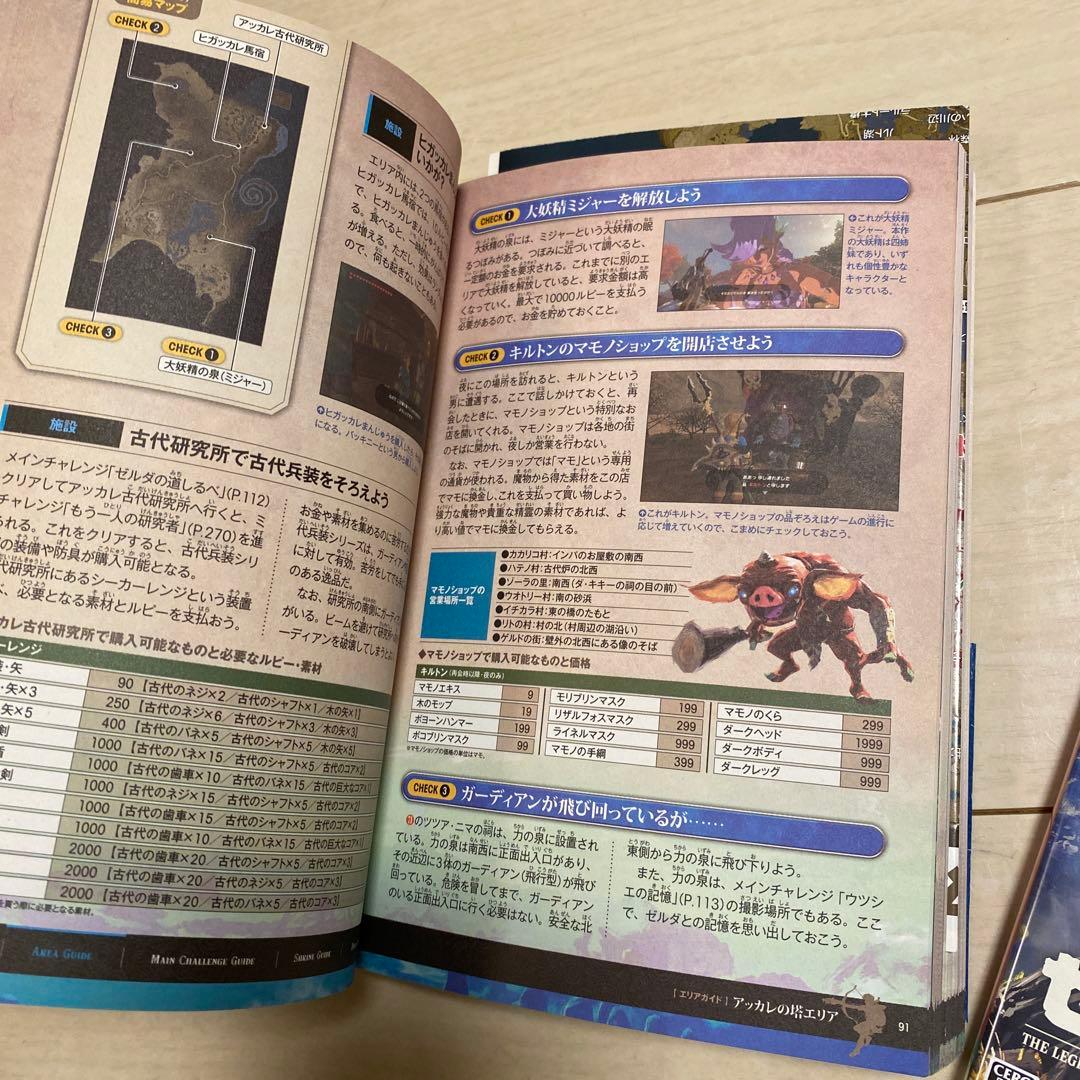 ゼルダの伝説 ブレス オブ ザ ワイルド　攻略本　セット