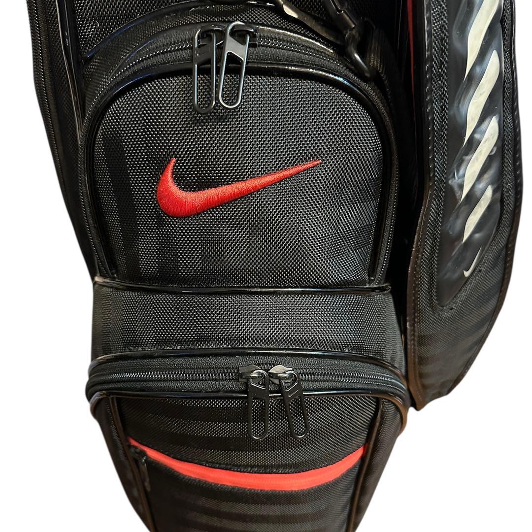 【希少・6分割】NIKE ナイキ ゴルフ キャディバッグ ブラック×レッド