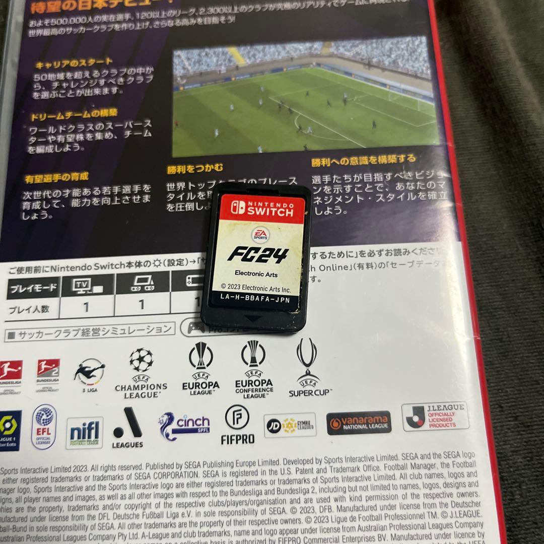 Switch +コントローラー+ FC24とフットボールマネージャー24