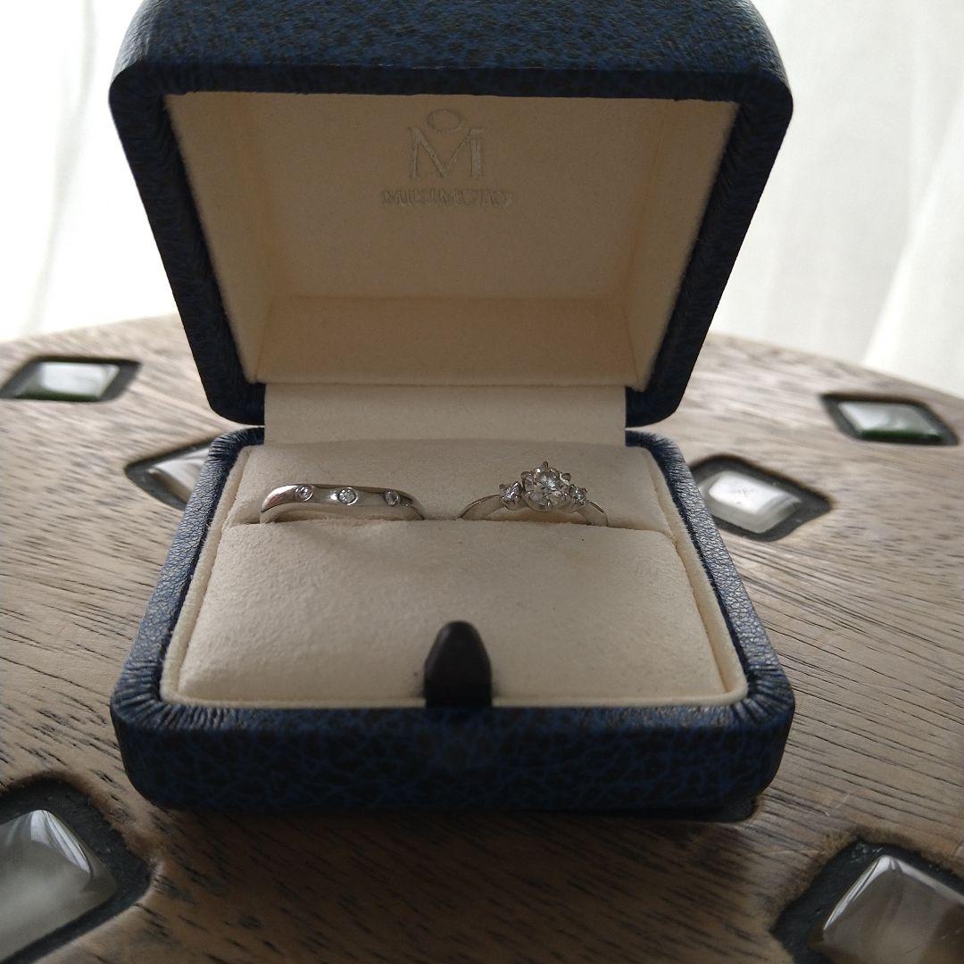 ミキモト　ダイアモンドリング　結婚指輪　７号　2個セット【最終値下げ】