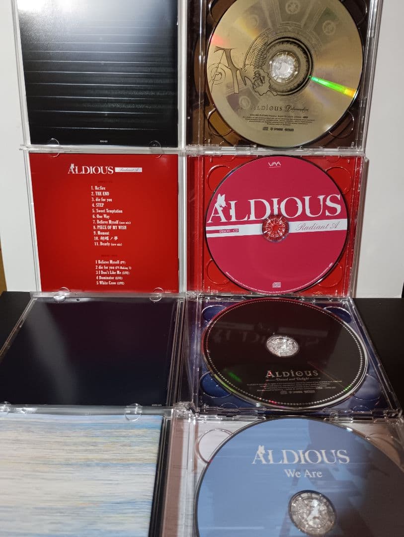 限定盤　８枚　CD＋DVD 帯付き ALDIOUS　アルディアス　ジャパメタ