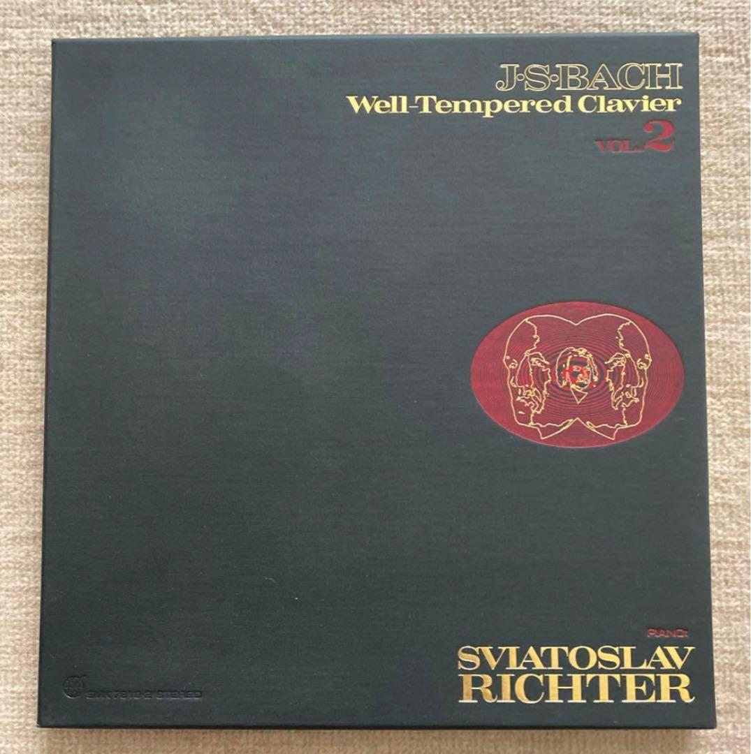 バッハ平均律クラヴィーア曲集第1巻(3LP)・2巻(3LP)　ピアノ:リヒテル