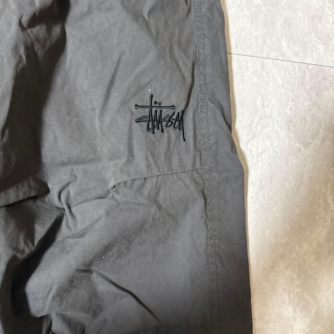 パンツ STUSSY NYCO OVER TROUSERS Washed BLACK