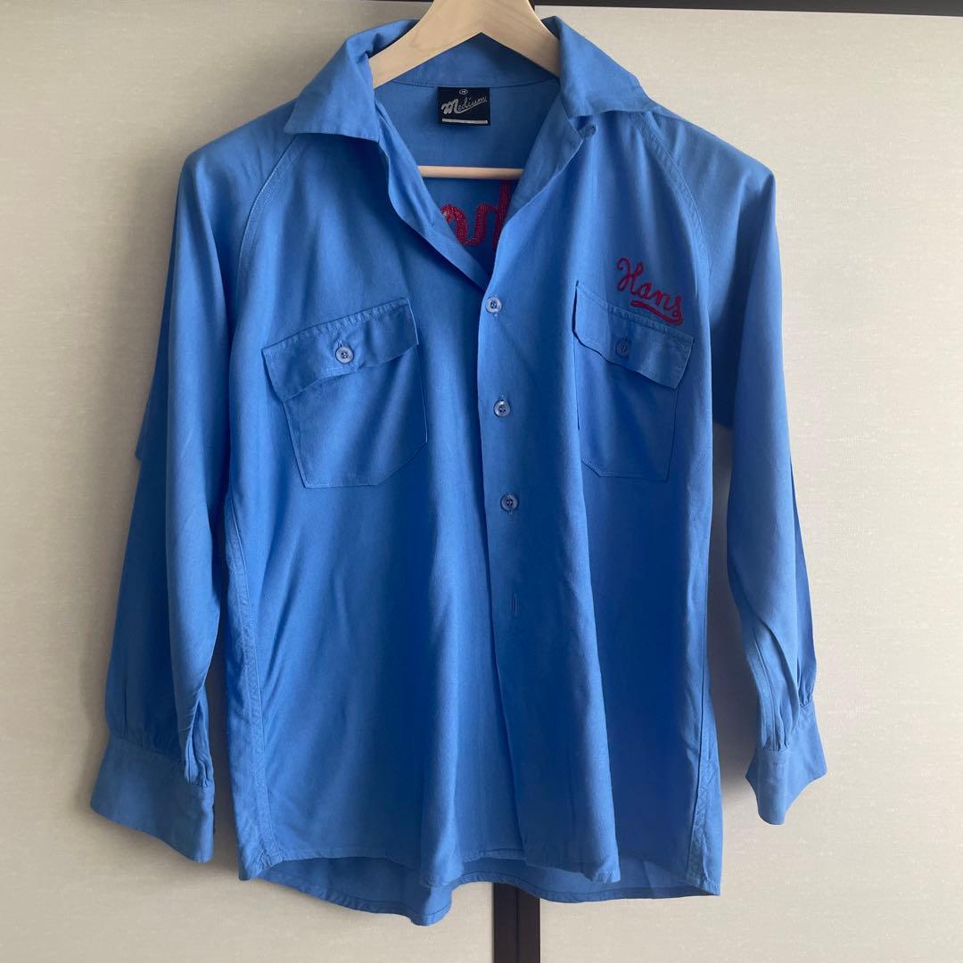 50,60’s長袖レーヨンボーリングシャツ超美品　最終価格