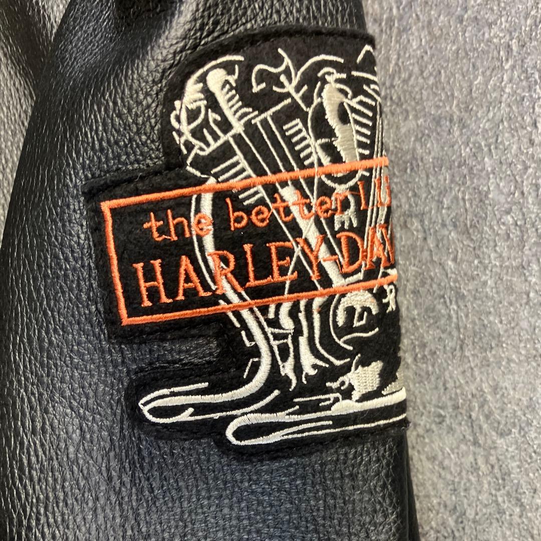 Harley-Davidson レザージャケット XXL ブラック